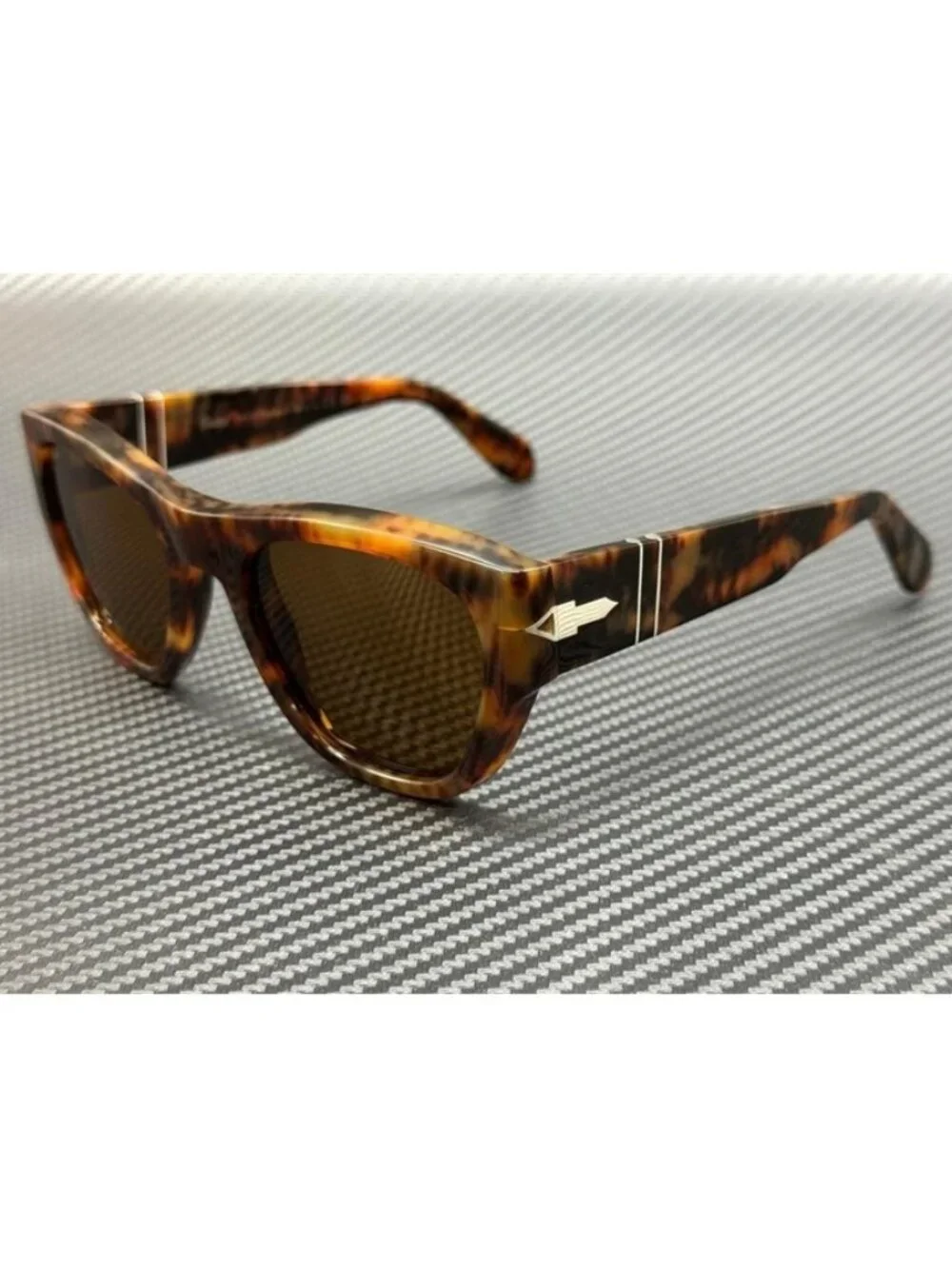 New Persol Men Caffe Brown Sunglasses 53-22-145